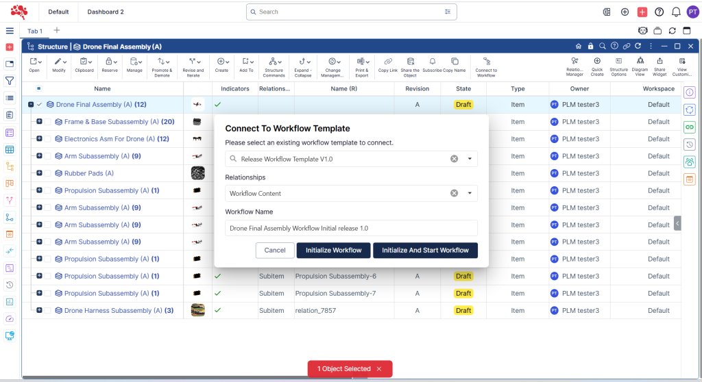 Initialize a Workflow