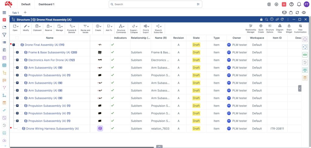 Successfully added a new Subitem to the root item